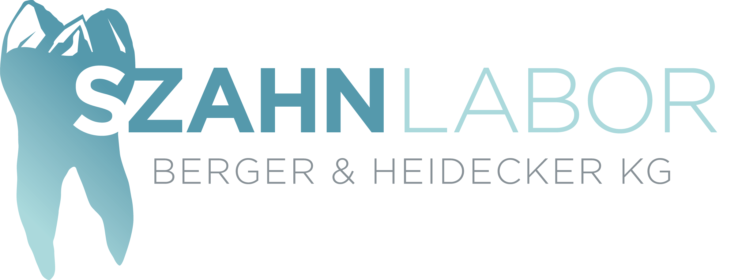 SZahnlabor Logo 4c blau verlauf